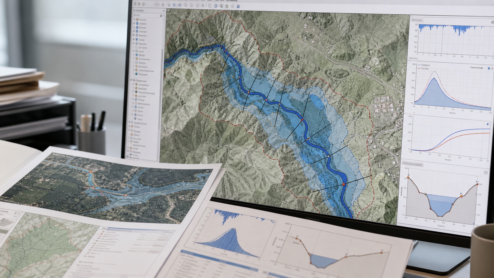 Flood intelligence visual